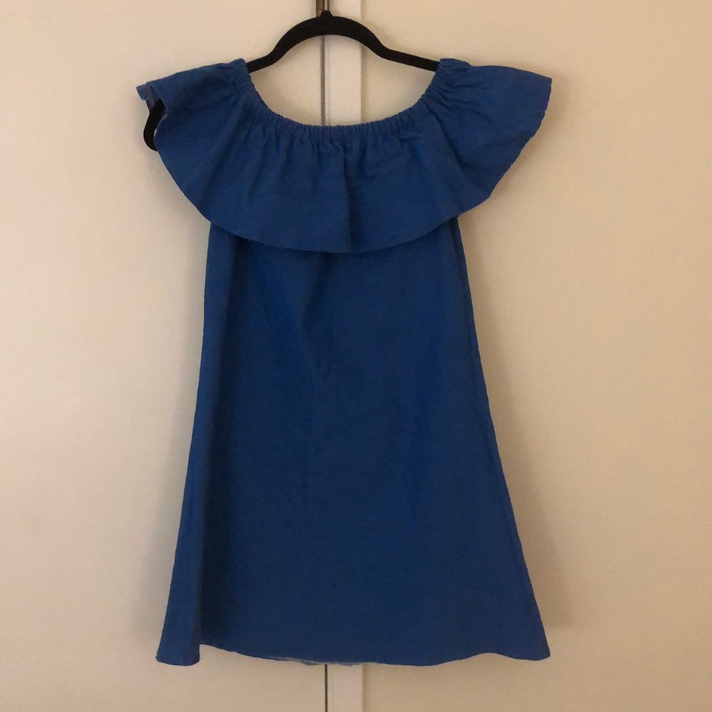 Jean over shoulder dress